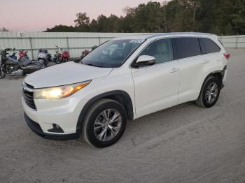  Salvage Toyota Highlander