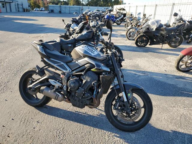  Salvage Triumph Motorcycle Street