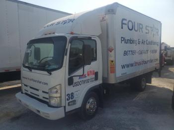  Salvage Isuzu 14 Ft Box Tr