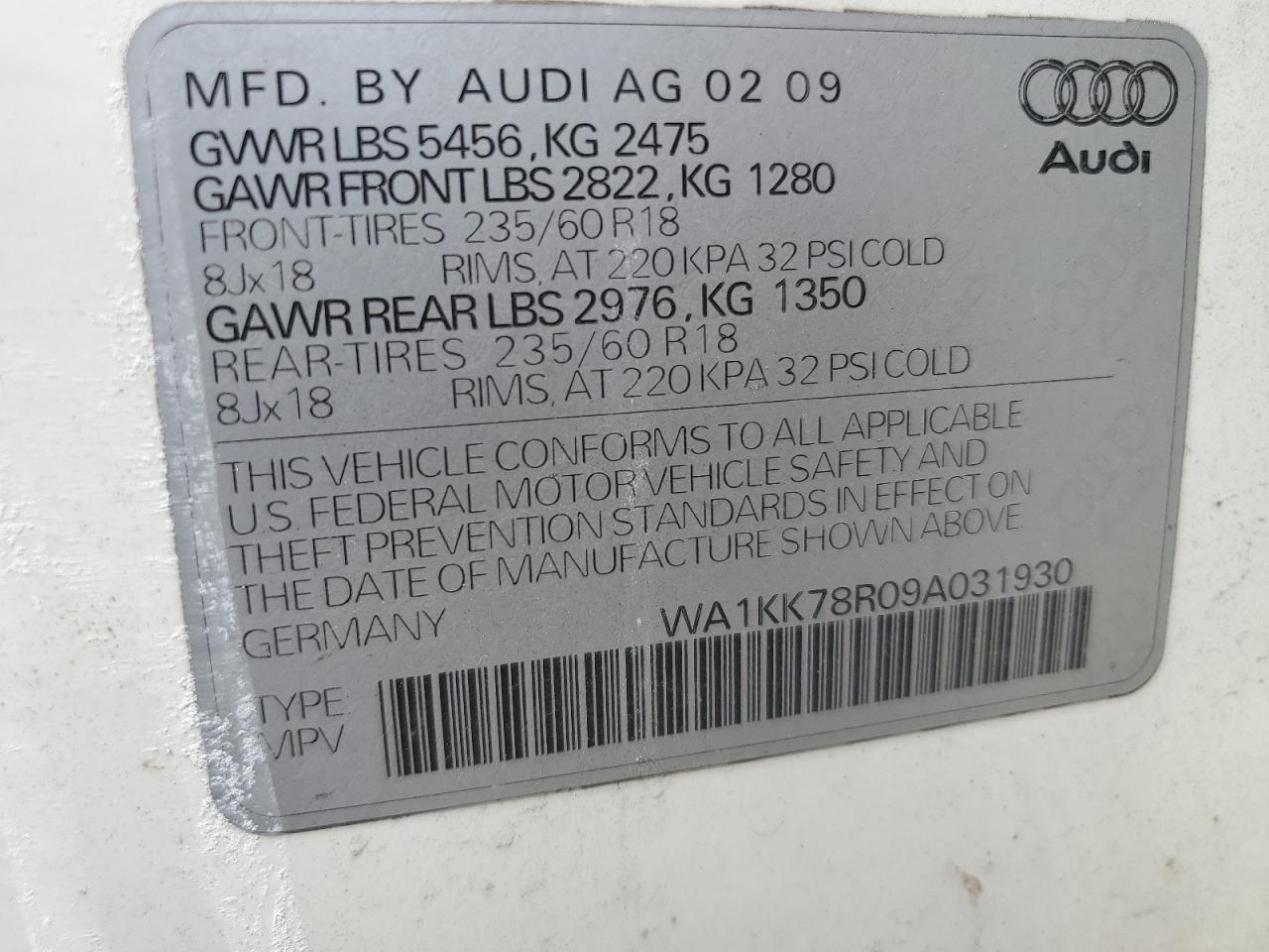 Audi Q5 3.2 Image 2