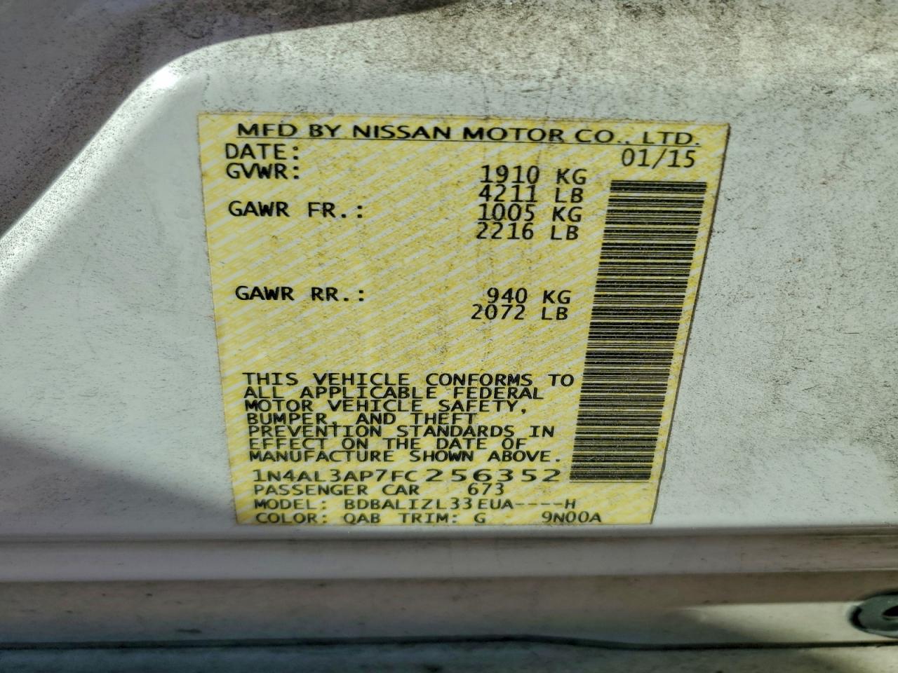 Nissan Altima 2.5 Image 12