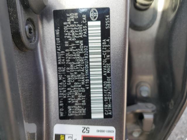 Toyota Camry L Image 9