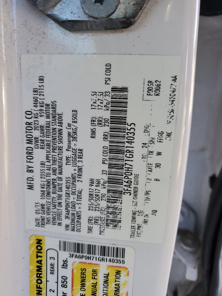 Ford Fusion Se Image 4