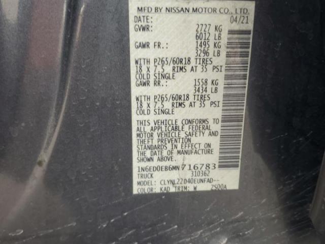 Nissan Frontier S Image 5