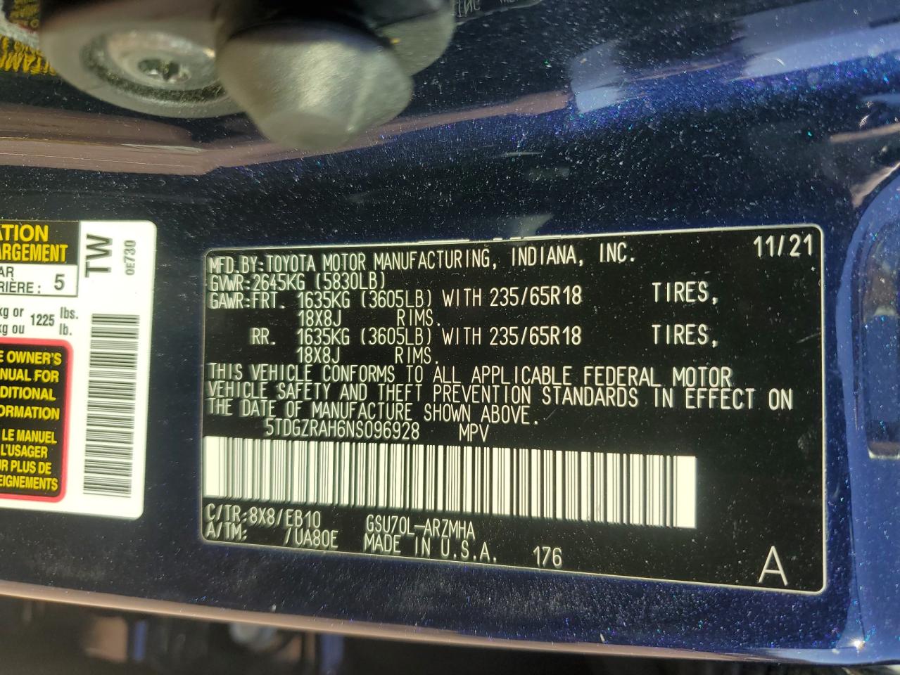 Toyota Highlander Xle Image 14