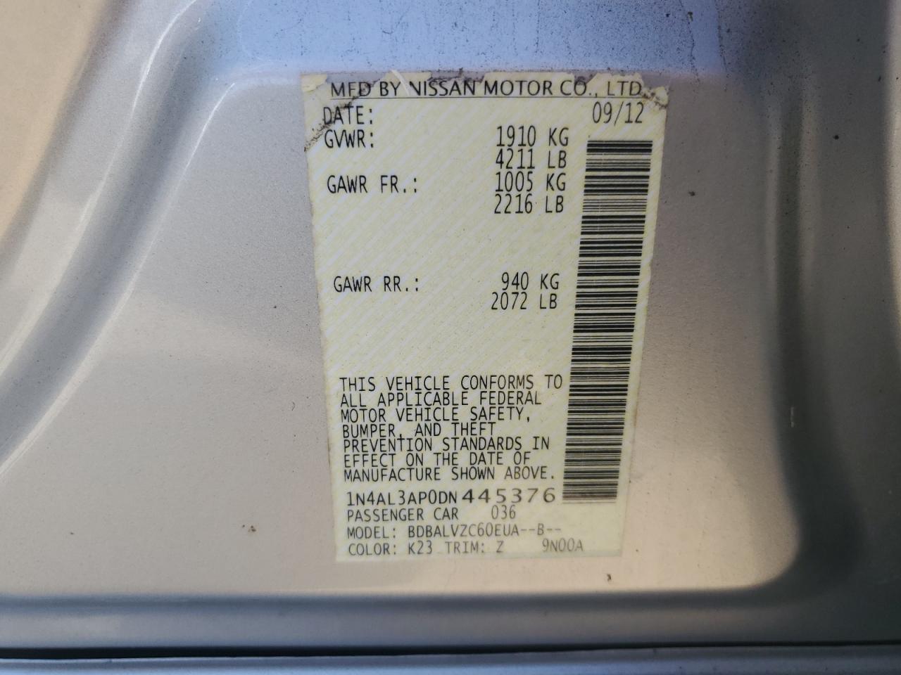 Nissan Altima 2.5 Image 10