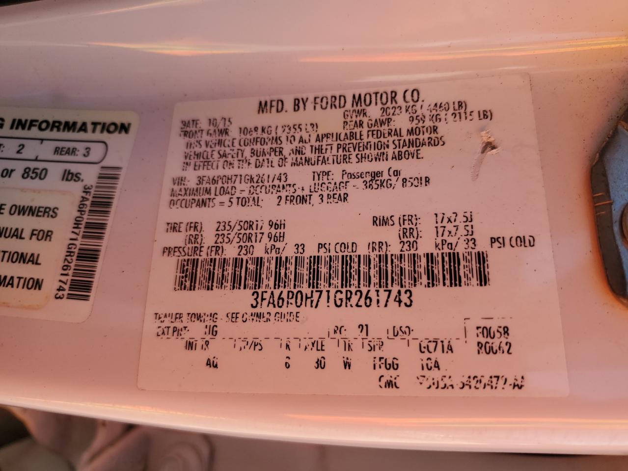 Ford Fusion Se Image 11