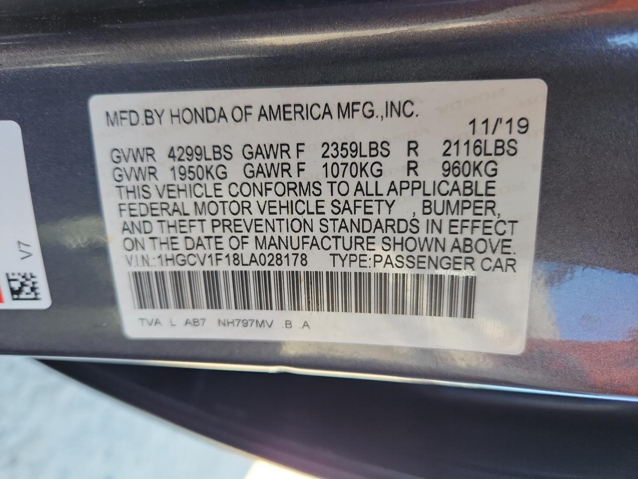 Honda Accord Lx Image 8