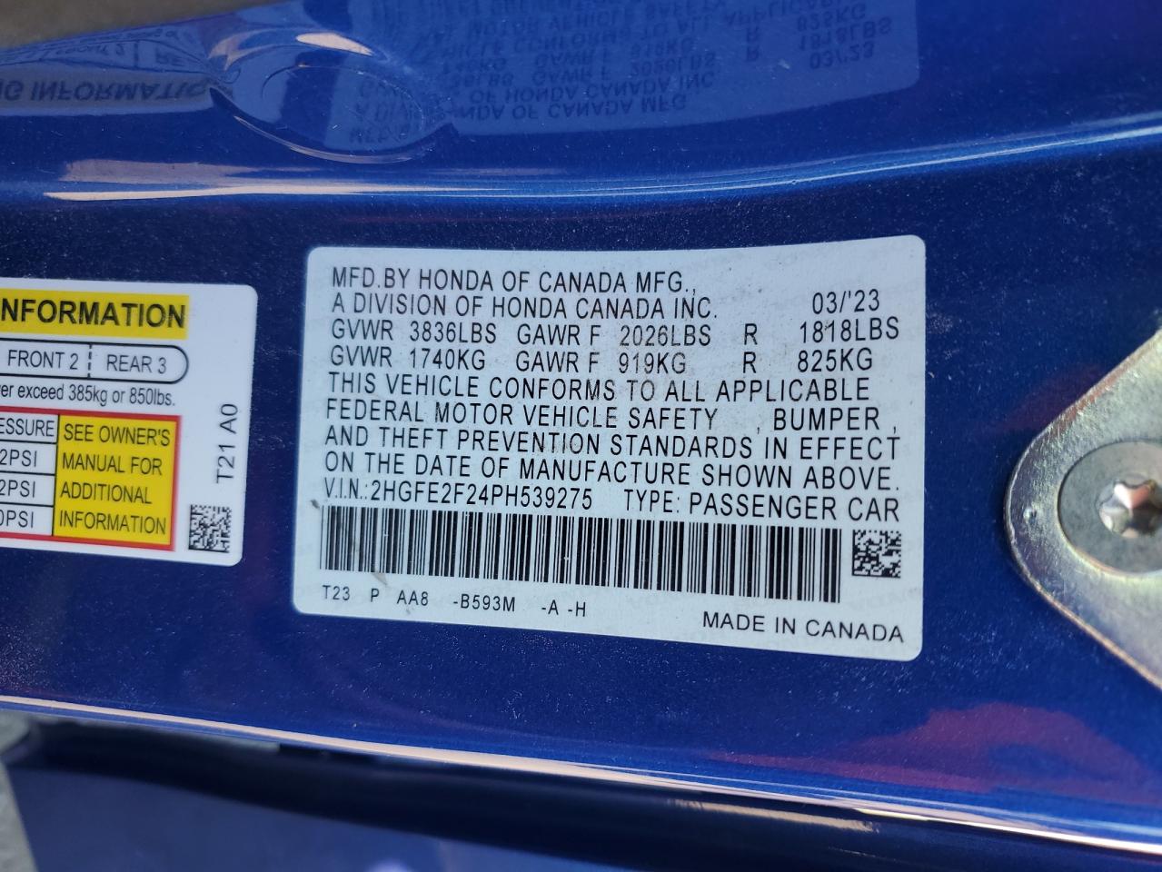 Honda Civic Lx Image 10