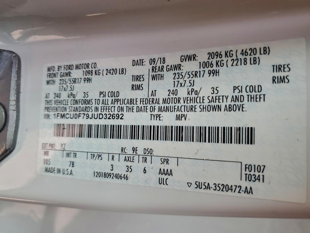 Ford Escape S Image 10