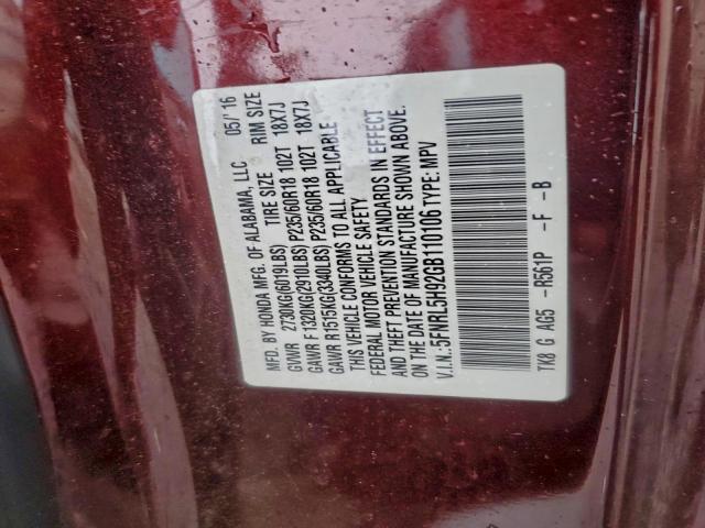 Honda Odyssey Touring Image 13