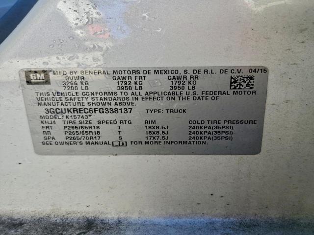 Chevrolet Silverado K1500 Lt Image 7