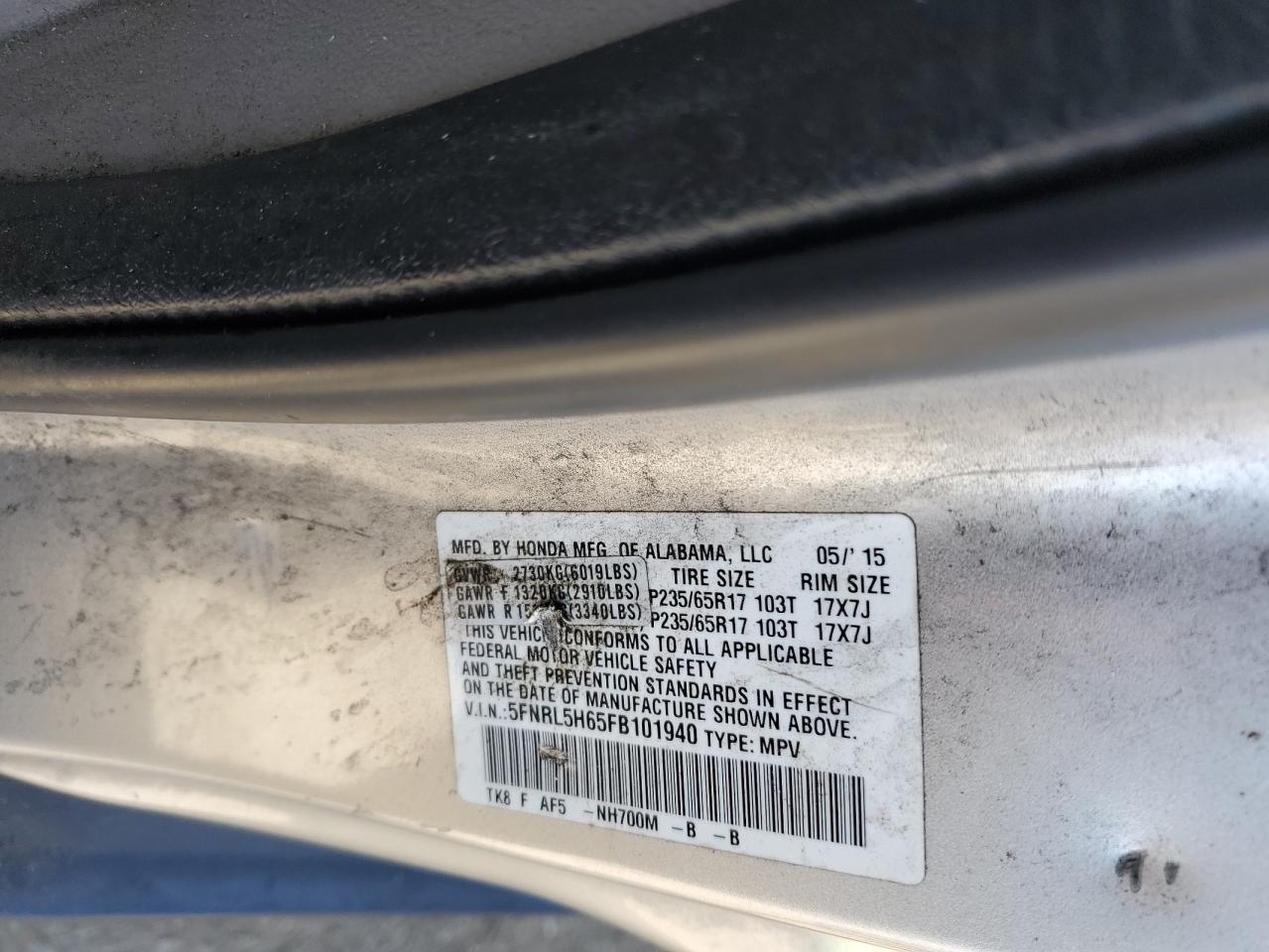 Honda Odyssey Exl Image 4