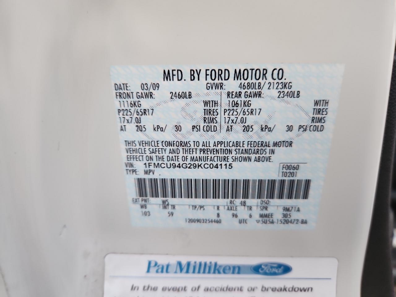 Ford Escape Limited Image 9