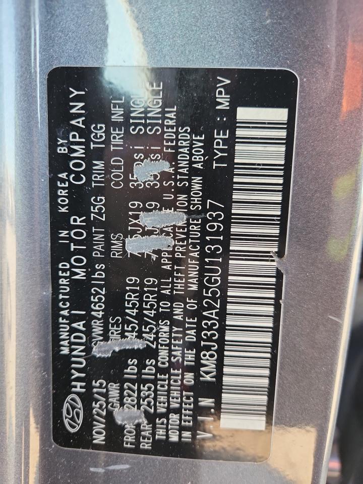 Hyundai TUCSON Limited Image 12