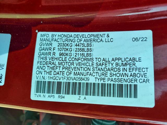 Honda Accord Sport Image 9