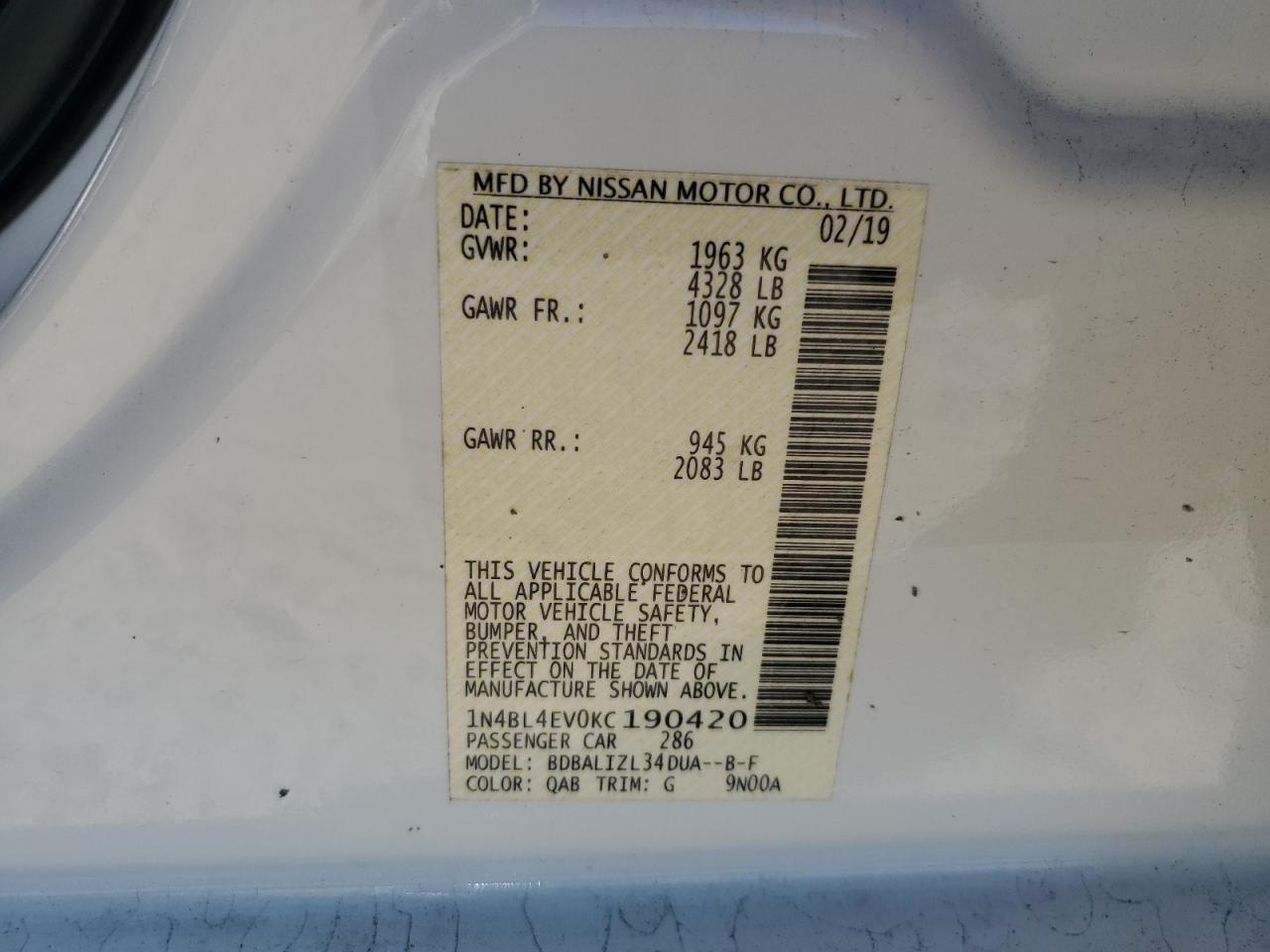 Nissan Altima Sl Image 4