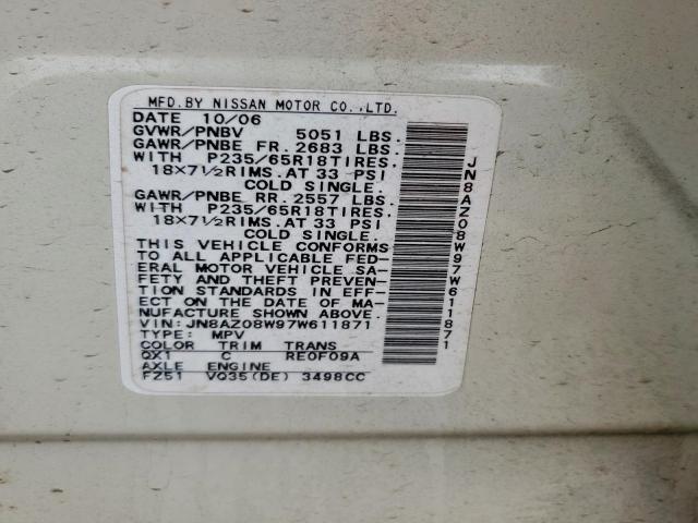 Nissan Murano Sl Image 13