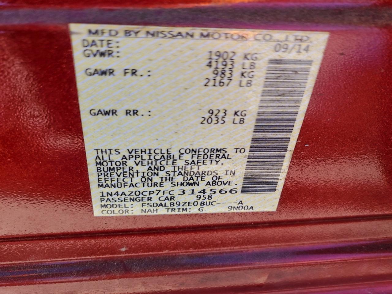 Nissan LEAF S Image 10