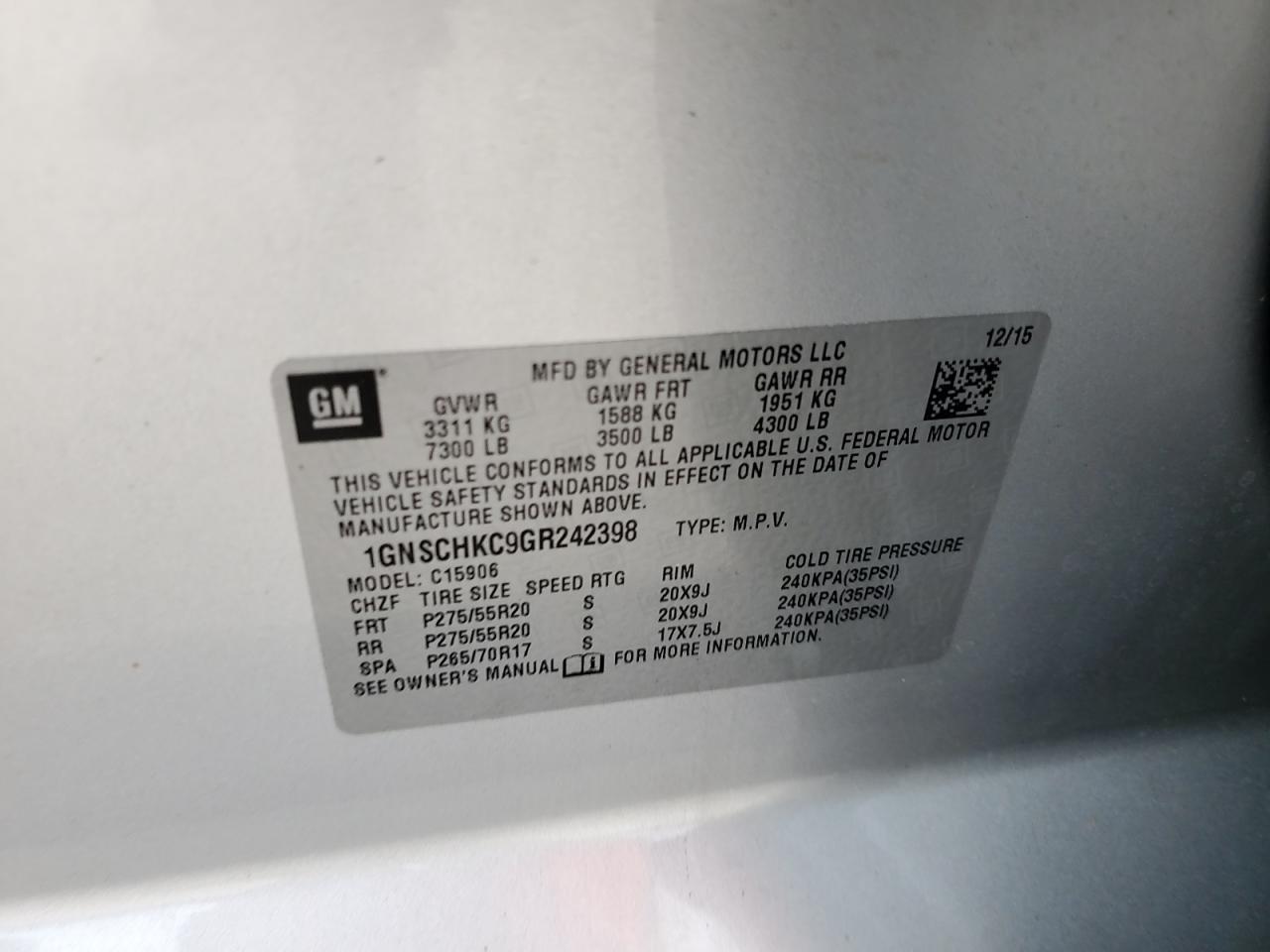 Chevrolet Suburban C1500 Lt Image 11