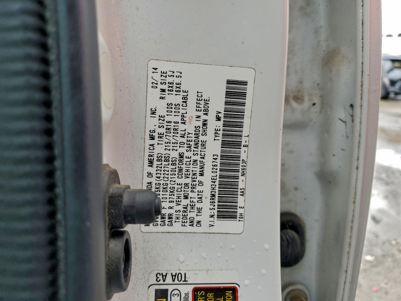 Honda Crv Lx Image 13