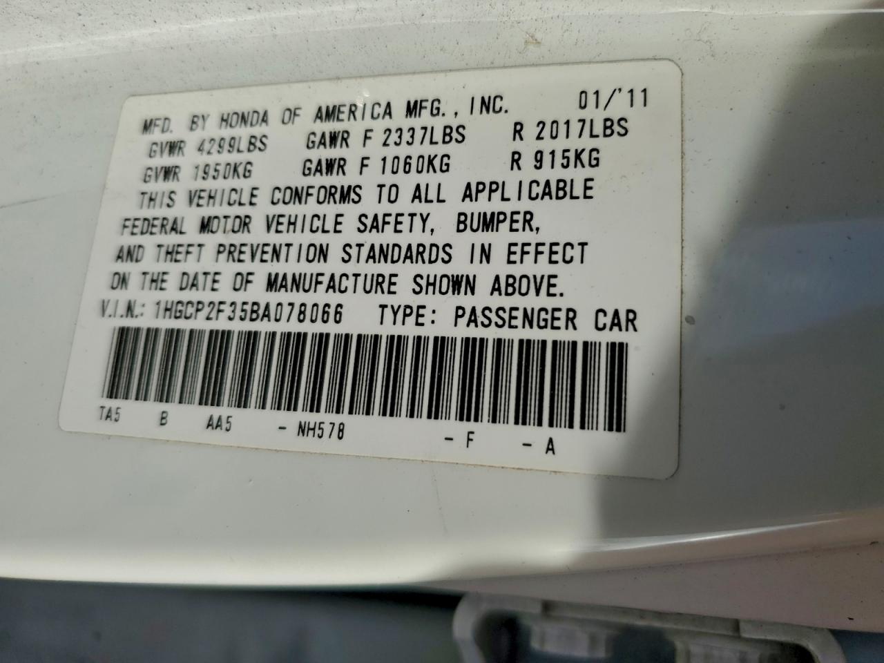 Honda Accord Lx Image 5