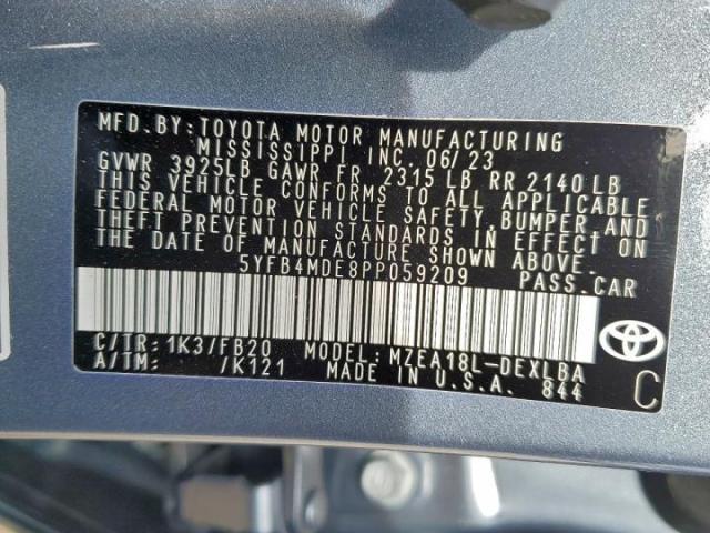 Toyota Corolla Le Image 12