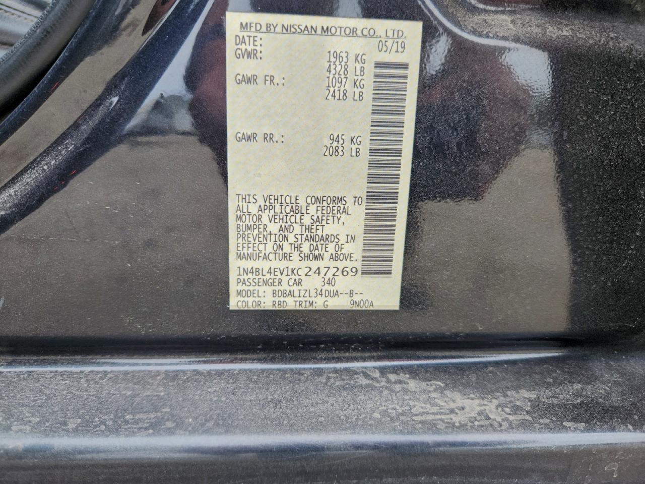 Nissan Altima Sl Image 9