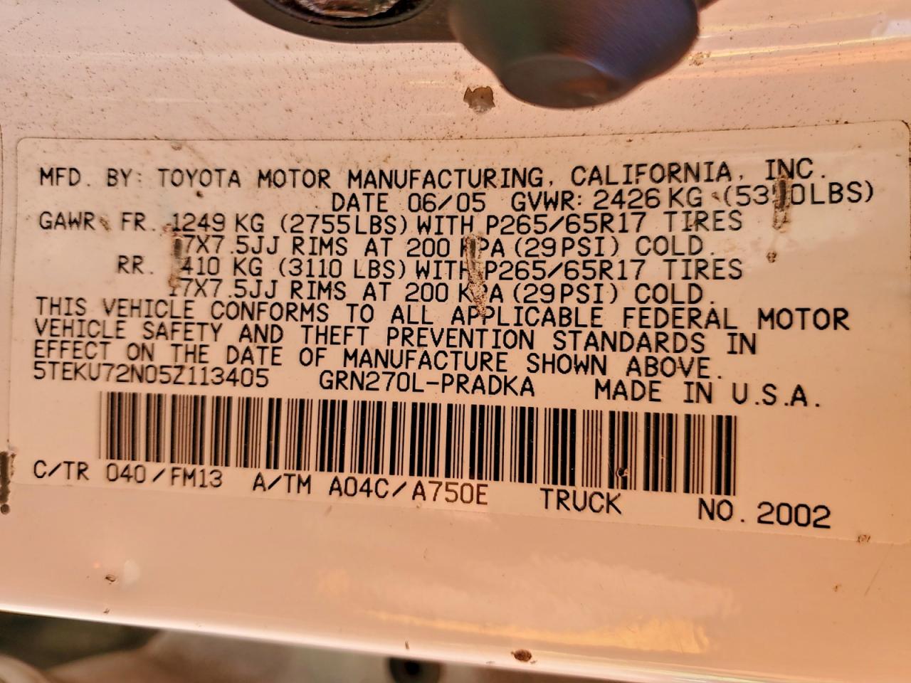 Toyota Tacoma Double Cab Prerunner Long Bed Image 9