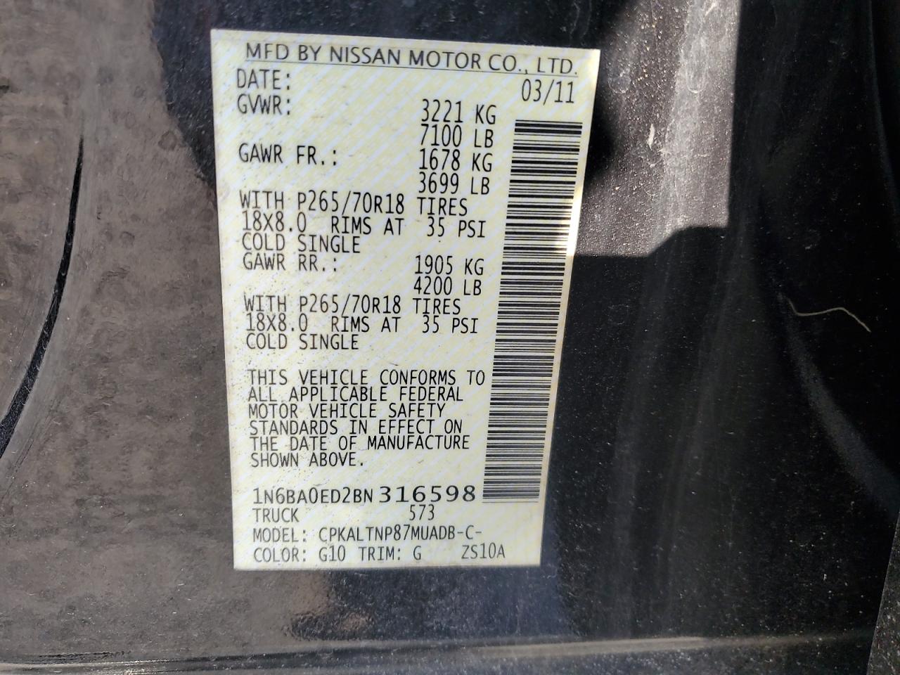 Nissan Titan S Image 12