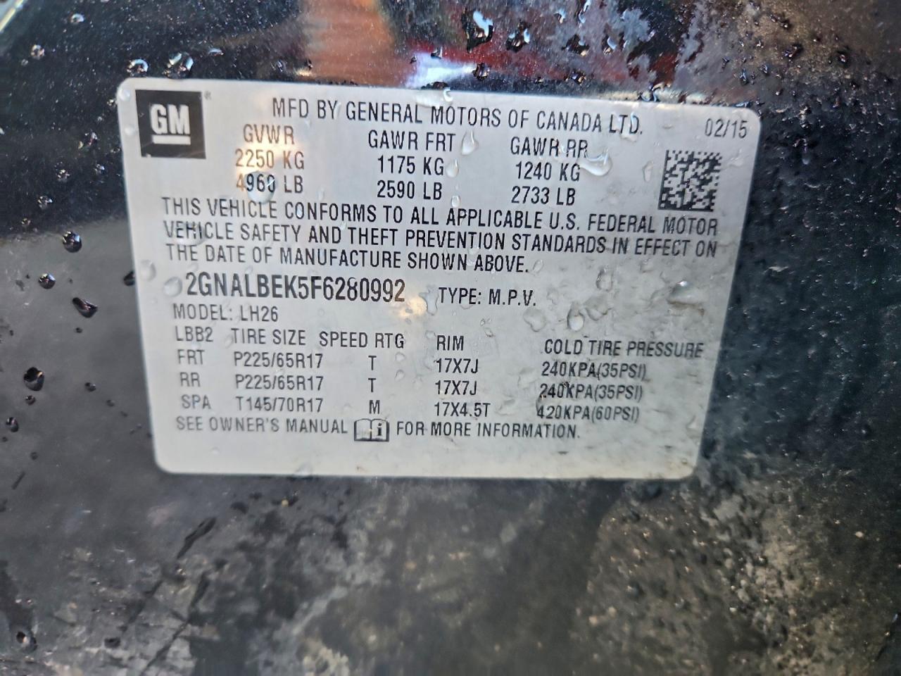 Chevrolet Equinox Lt Image 12