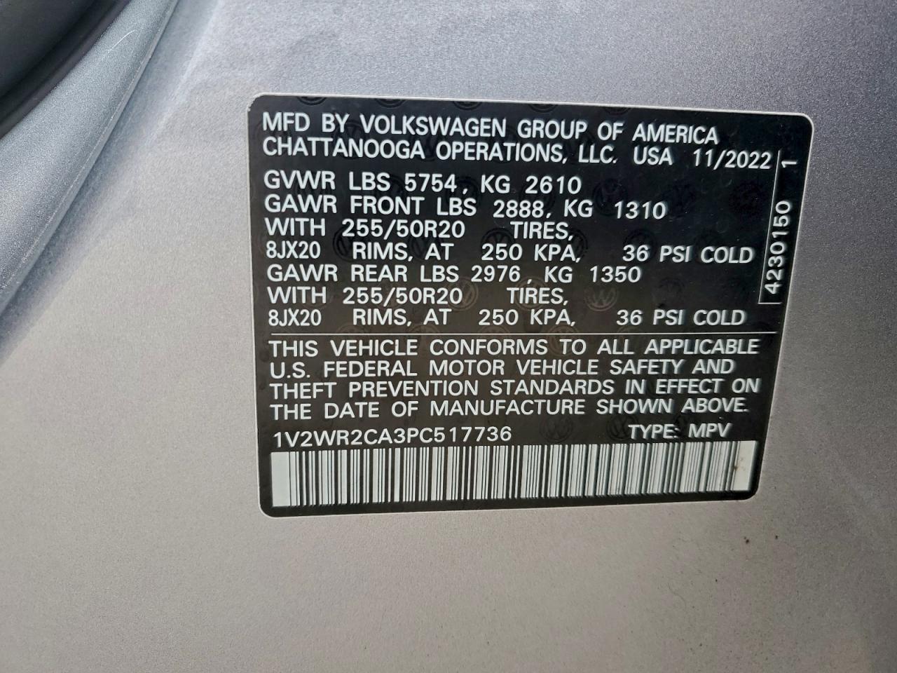 Volkswagen Atlas Se Image 14