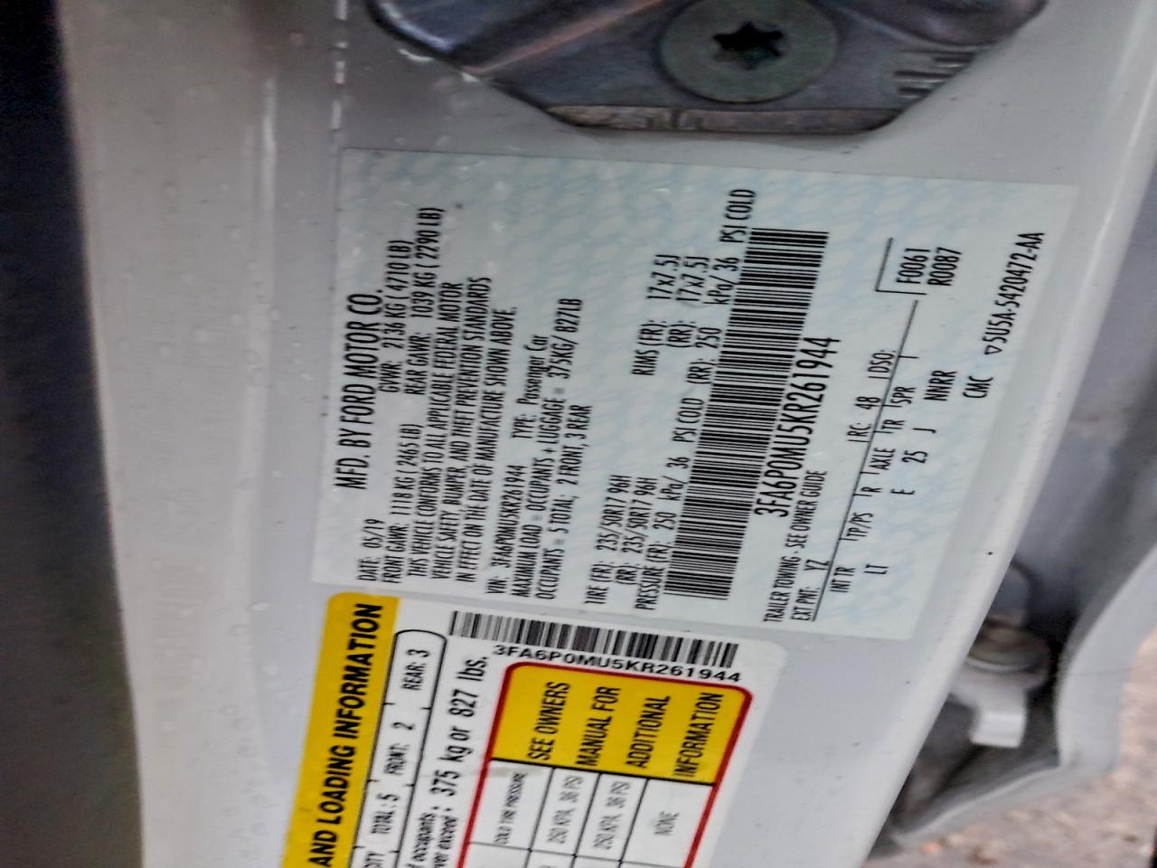 Ford Fusion Sel Image 7