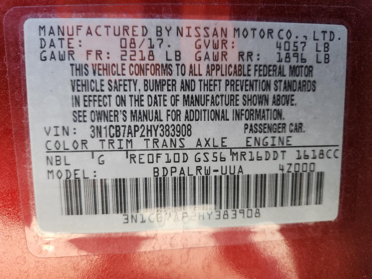 Nissan Sentra Sr Turbo Image 11