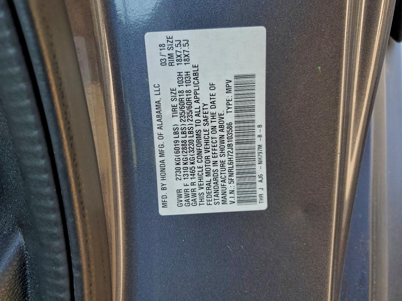 Honda Odyssey Exl Image 6
