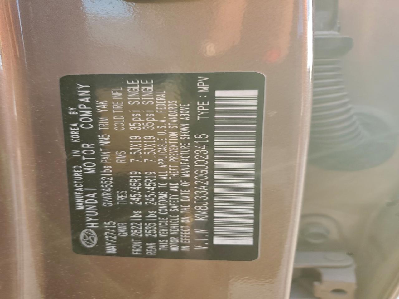 Hyundai TUCSON Limited Image 8