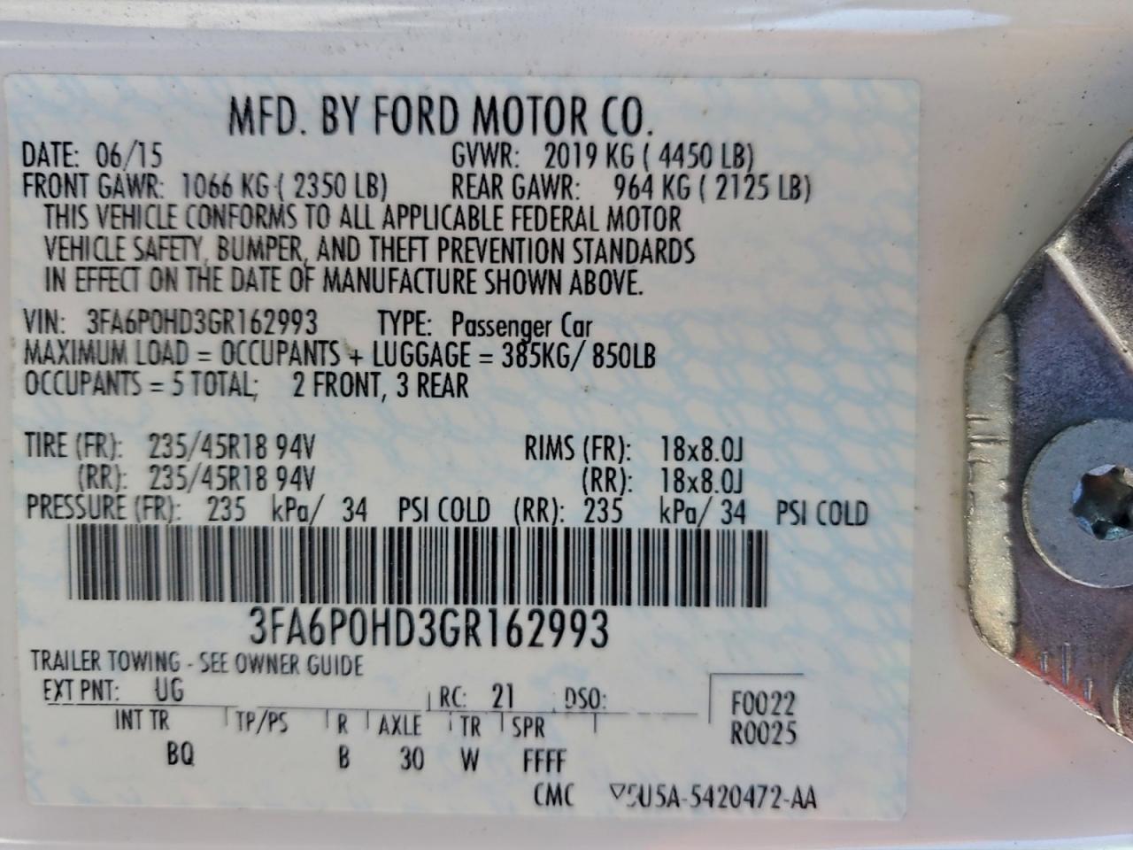 Ford Fusion Se Image 12