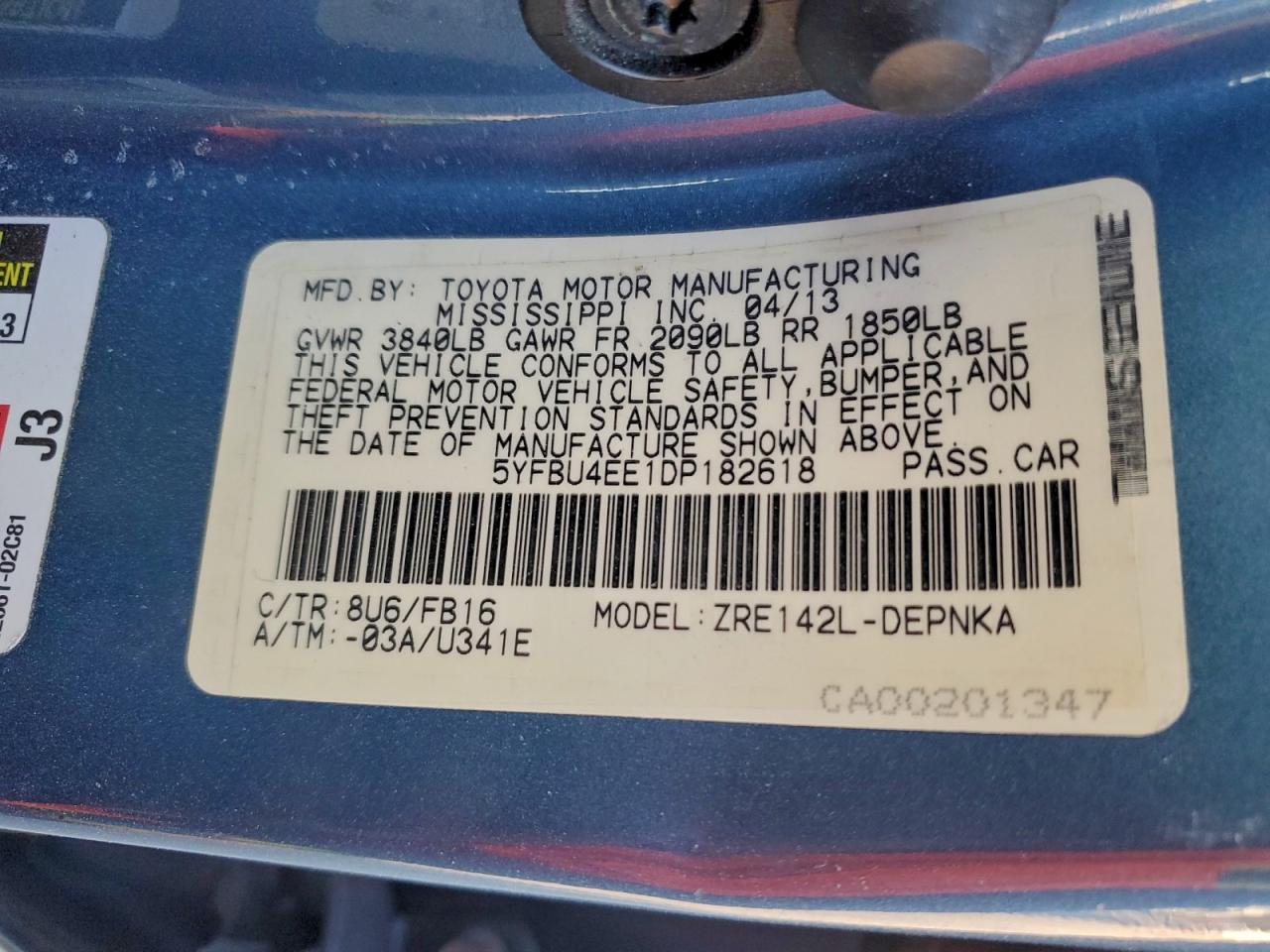 Toyota Corolla Base Image 9