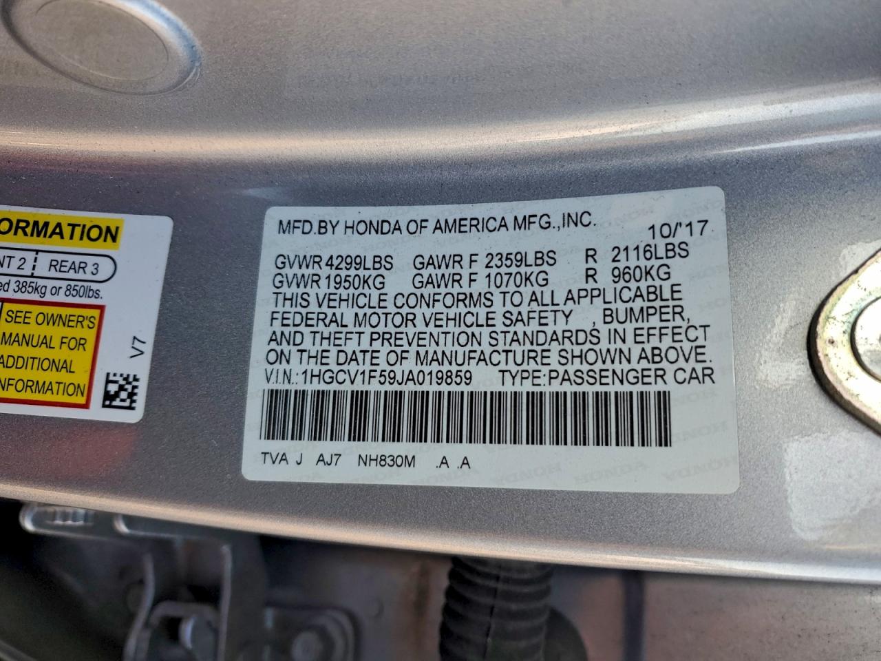 Honda Accord Exl Image 6