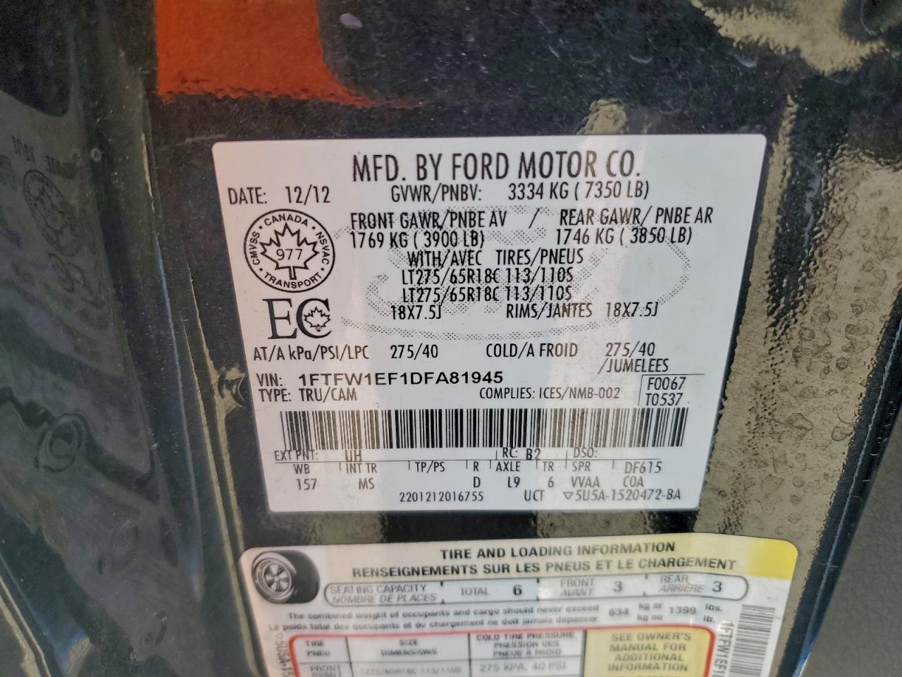 Ford F-150 Supercrew Image 8