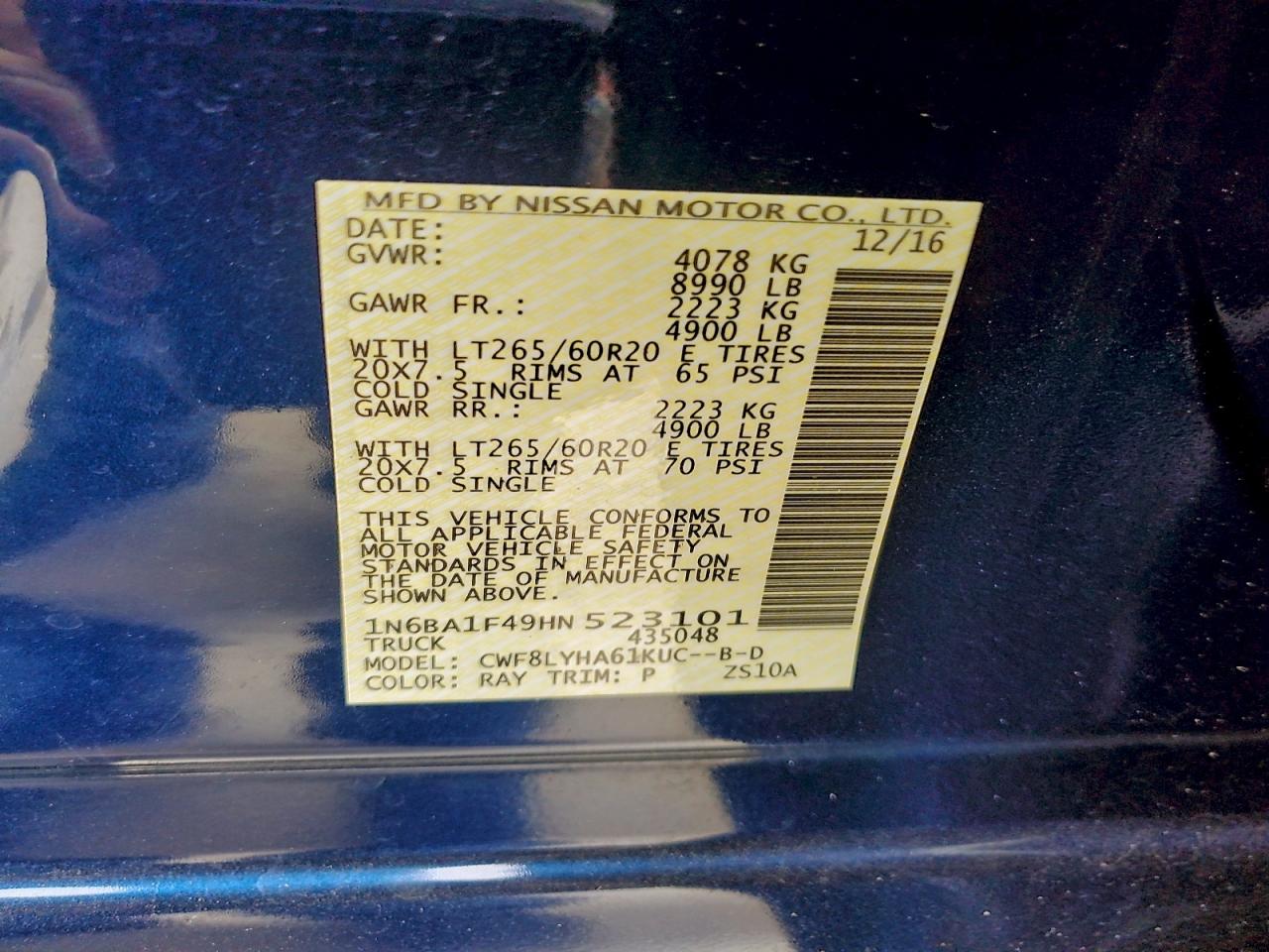 Nissan Titan Sl Image 11