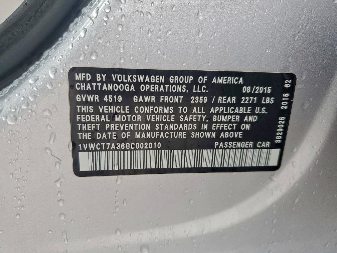 Volkswagen Passat Sel Image 8