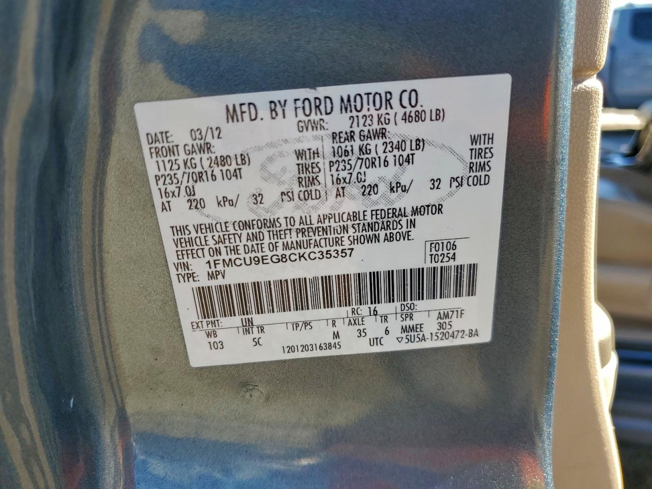 Ford Escape Limited Image 13