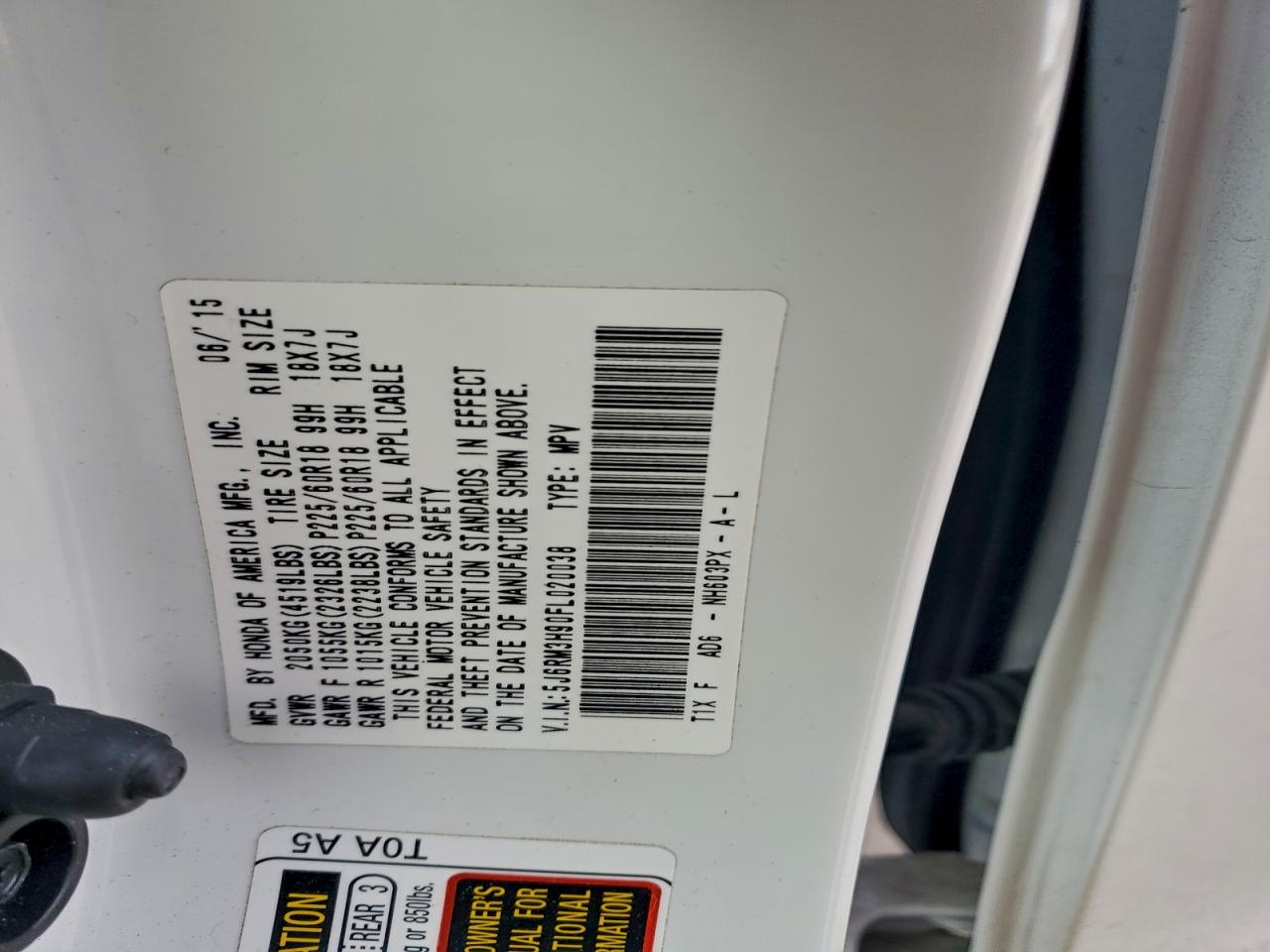 Honda Crv Touring Image 12