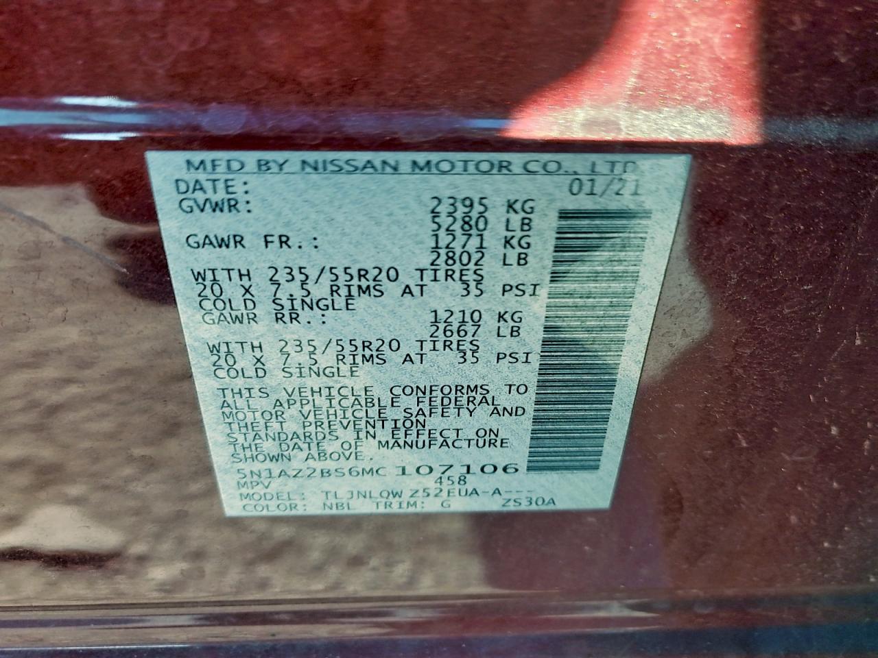 Nissan Murano Sv Image 11