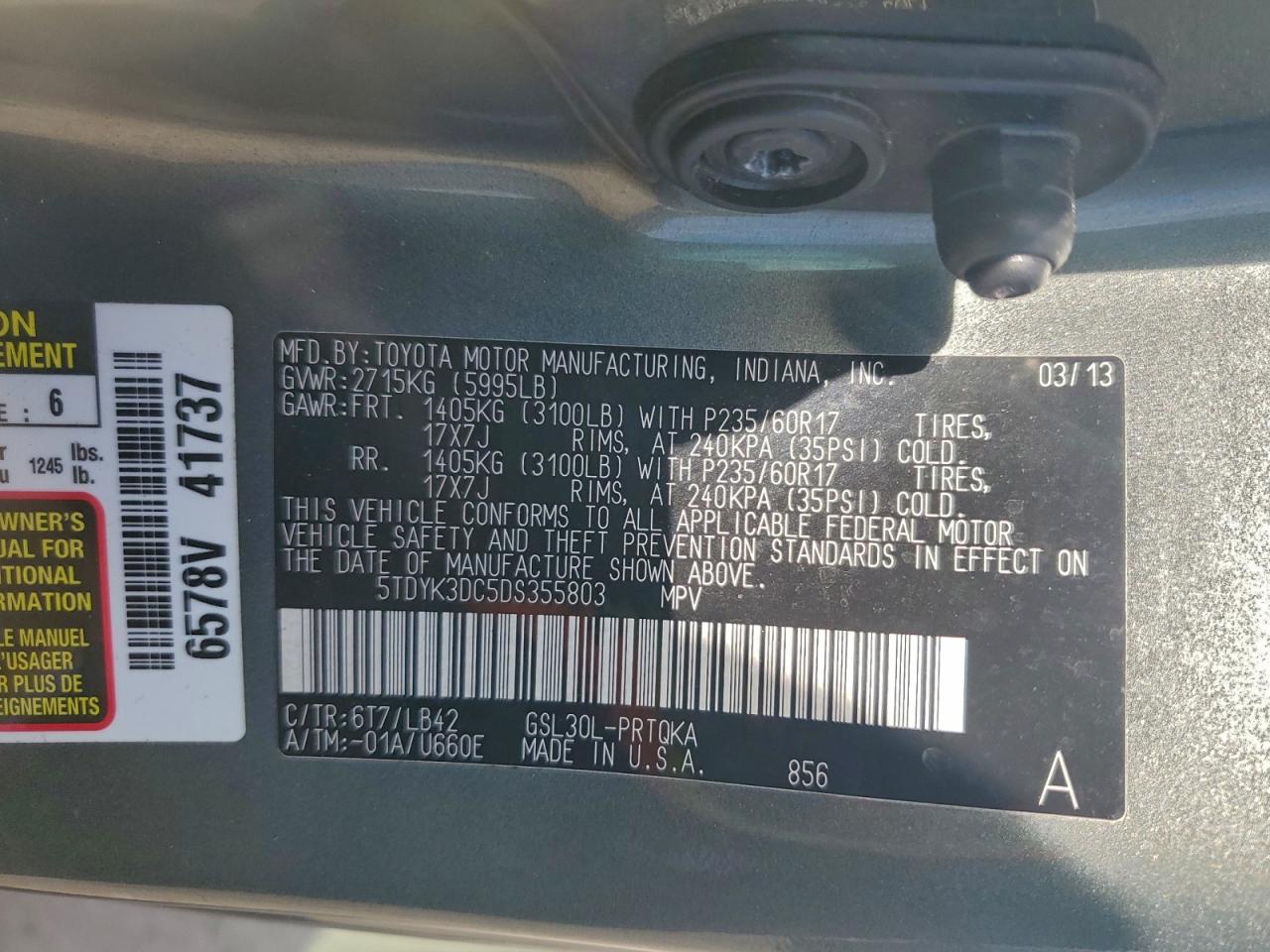 Toyota Sienna Xle Image 13