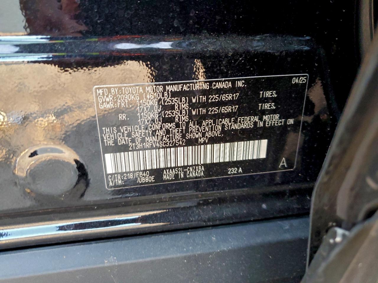 Toyota RAV4 Le Image 9