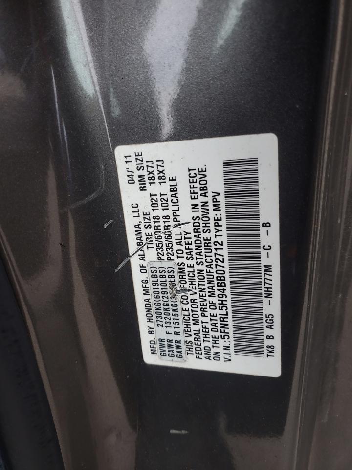 Honda Odyssey Touring Image 4