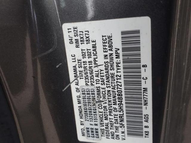 Honda Odyssey Touring Image 4