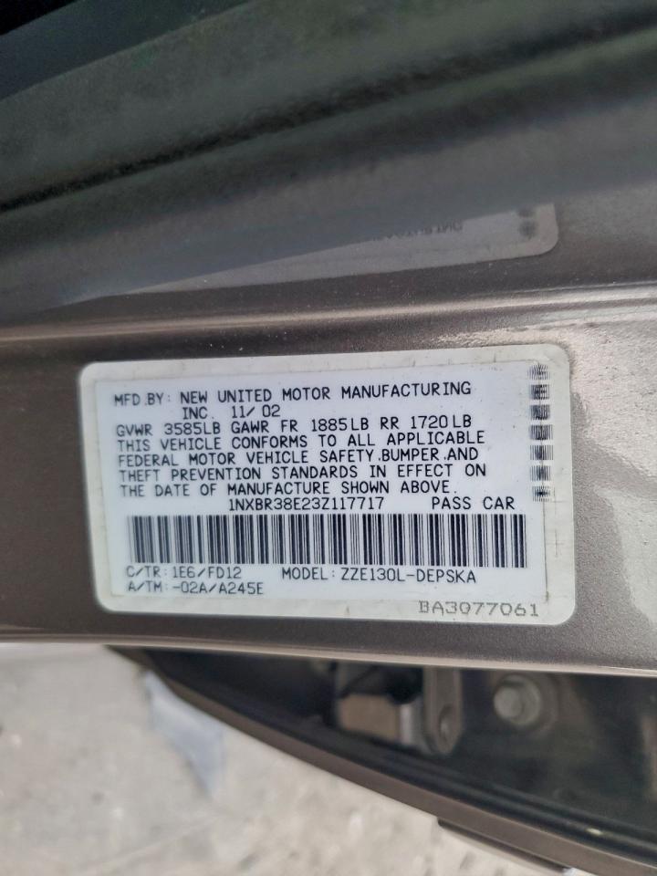 Toyota Corolla Ce Image 12